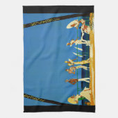 Vintage Côte d'Azur Geschirrtuch (Vertikal)