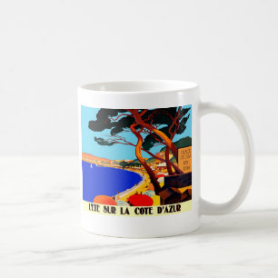 Vintage Côte d'Azur Kaffeetasse