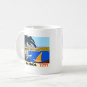 Vintage Cote D'Azur Kaffeetasse (Vorderseite Links)