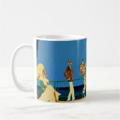 Vintage Côte d'Azur Kaffeetasse (Links)