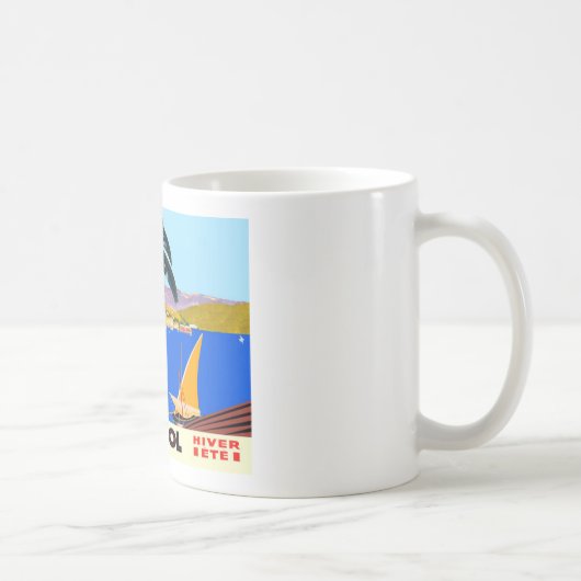 Vintage Cote D'Azur Kaffeetasse (Rechts)