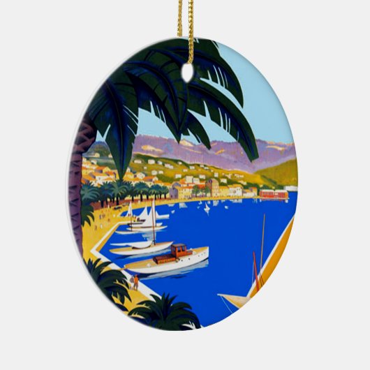 Vintage Cote D'Azur Keramikornament (Rechts)