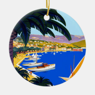 Vintage Cote D'Azur Keramikornament