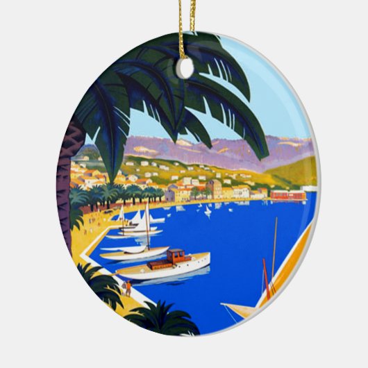 Vintage Cote D'Azur Keramikornament (Links)