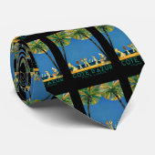 Vintage Côte d'Azur Krawatte (Gerollt)