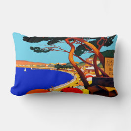 Vintage Côte d'Azur Lendenkissen