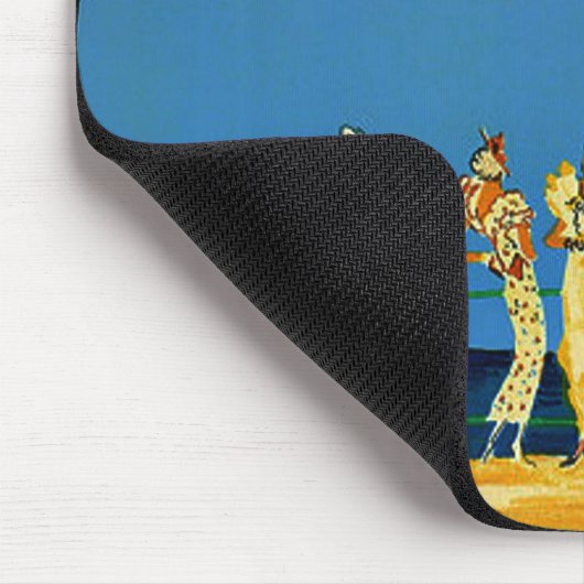 Vintage Côte d'Azur Mousepad (Ecke)