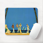 Vintage Côte d'Azur Mousepad (Mit Mouse)
