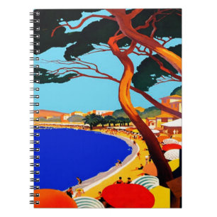 Vintage Côte d'Azur Notizblock