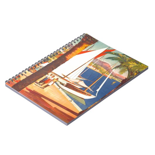 Vintage Côte d'Azur Notizblock (Linke Seite)