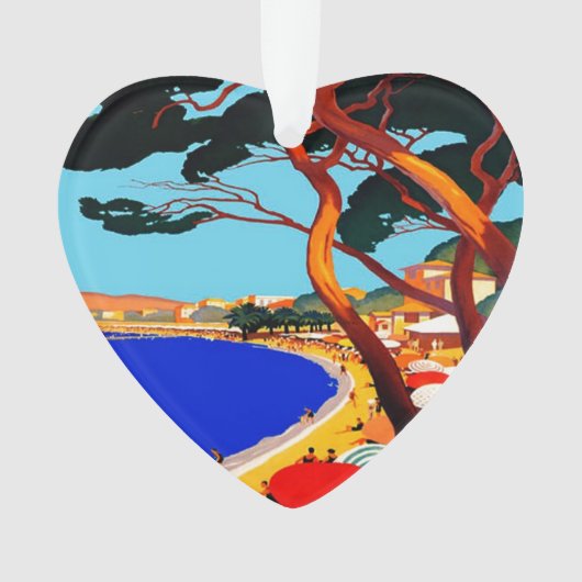 Vintage Côte d'Azur Ornament (Vorderseite)