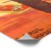 Vintage Côte d'Azur Poster (Ecke)