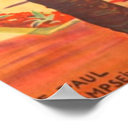 Vintage Côte d'Azur Poster (Ecke)