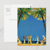 Vintage Côte d'Azur Postkarte (Vorne/Hinten)