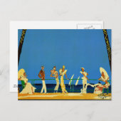 Vintage Côte d'Azur Postkarte (Vorne/Hinten)