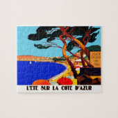 Vintage Côte d'Azur Puzzle (Horizontal)