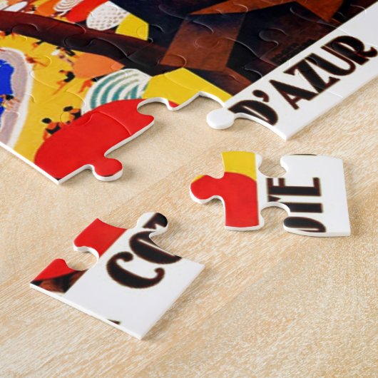 Vintage Côte d'Azur Puzzle (Seite)