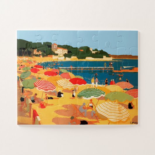 Vintage Côte d'Azur Puzzle (Horizontal)