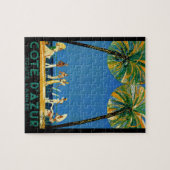 Vintage Côte d'Azur Puzzle (Horizontal)
