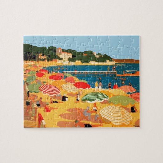 Vintage Côte d'Azur Puzzle (Horizontal)