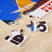 Vintage Cote D'Azur Puzzle (Seite)