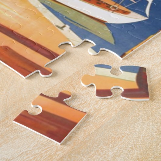 Vintage Côte d'Azur Puzzle (Seite)