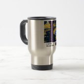 Vintage Cote D'Azur Reisebecher (Vorderseite Links)