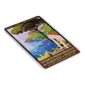 Vintage Côte d'Azur Reisebüro und Poster Magnet (Rechte Seite)