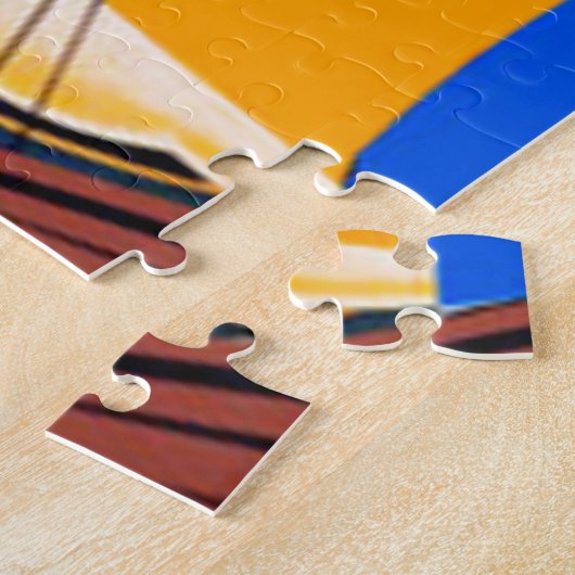 Vintage Côte d'Azur Reisevorführung Puzzle (Seite)