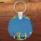 Vintage Cote D'Azur Schlüsselanhänger (Vorderseite)