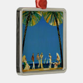 Vintage Côte d'Azur Silbernes Ornament (Rechts)