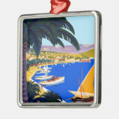 Vintage Cote D'Azur Silbernes Ornament (Links)