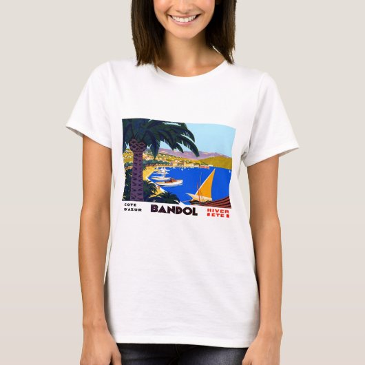 Vintage Cote D'Azur T-Shirt (Vorderseite)