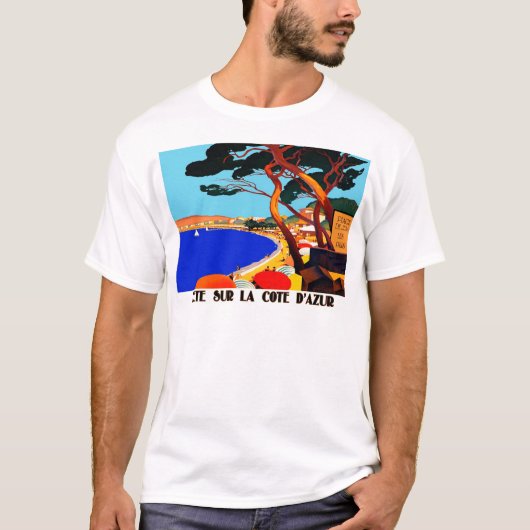 Vintage Côte d'Azur T-Shirt (Vorderseite)