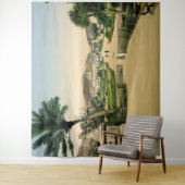 Vintage Côte d'Azur Wandteppich (Beispiel)