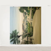 Vintage Côte d'Azur Wandteppich (Vorderseite)