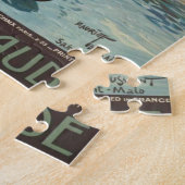 Vintage Cote d'Emeraude Saint Malo Port Puzzle (Seite)