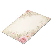 Vintage Cottage Blumen Notizblock (angewinkelt)