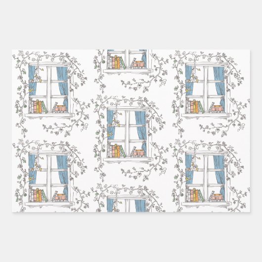 Vintage cottage Forest Geschenkpapier Set (Vorderseite 2)