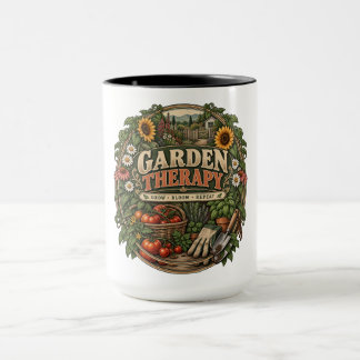 Vintage Cottage-Garten Tasse