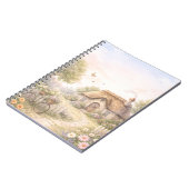 Vintage Cottage Spiral-Foto-Notizbuch Notizblock (Linke Seite)