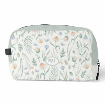 Vintage Cottagecore Botanisches Herbarium Monogram