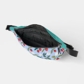 Vintage Cottagecore Strawberry Pattern Bauchtasche (Offen)