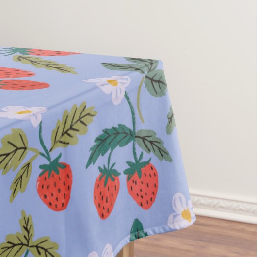 Vintage Cottagecore Strawberry Pattern Tischdecke (Beispiel)