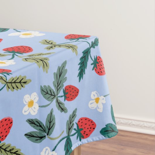 Vintage Cottagecore Strawberry Pattern Tischdecke (Beispiel)