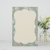 Vintage Cottagecore Wildflower Briefpapier (Stehend Vorderseite)