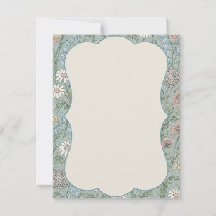 Vintage Cottagecore Wildflower  RSVP Karte