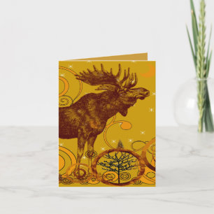 Vintage Country Elch Danke