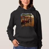 Vintage Country Fall Hay Rides Hoodie (Vorderseite)