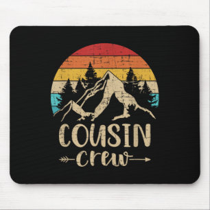 Vintage-Cousin-Crew-Sommercamp Berge Mousepad